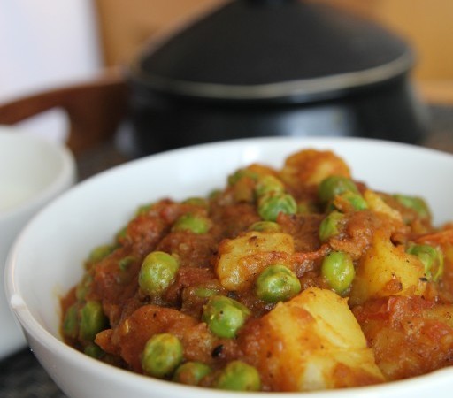 Aloo Mutter, one of my favourite vegetable dishes