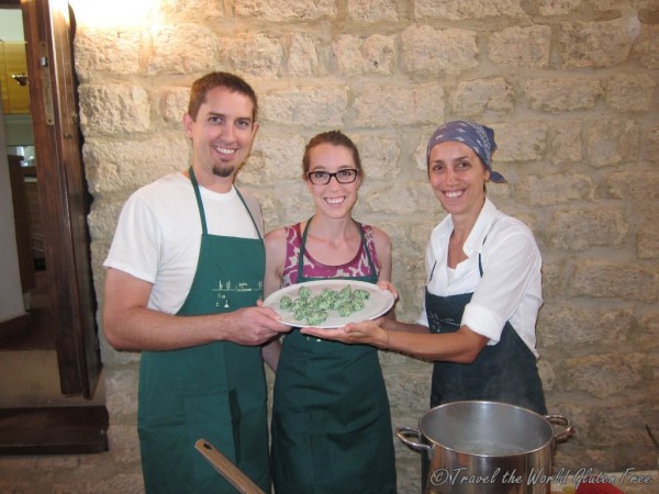 With Marianna, our lovely chef and instructor